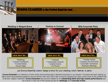Tablet Screenshot of grooveessential.com